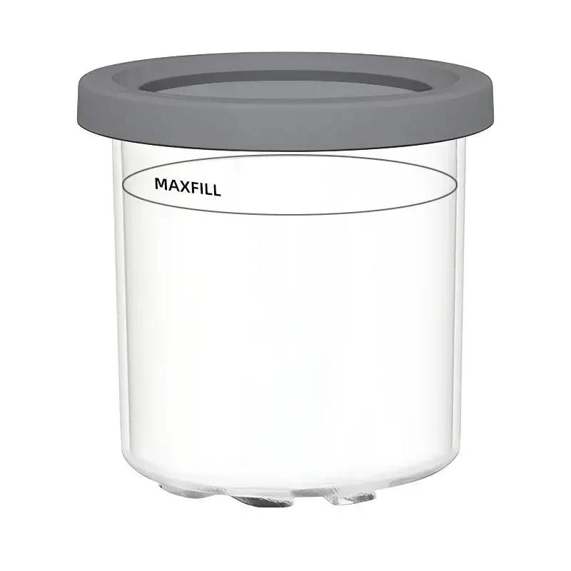 Ice Cream Maker 1-4pcs Ice Cream Pints Cup Ice Cream Containers With Lids For Ninja Creami Pints For Nc301 Nc300 Nc299amz Bar