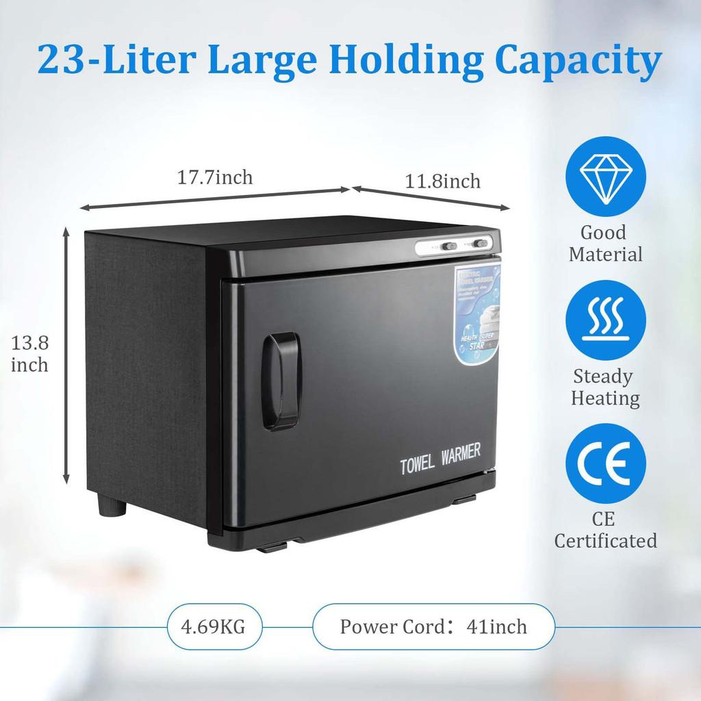 23L Large Capacity Multifunctional Heating Tool Beauty Salon Wet Towel Heating Disinfection Cabinet Small Hot Towel Machine