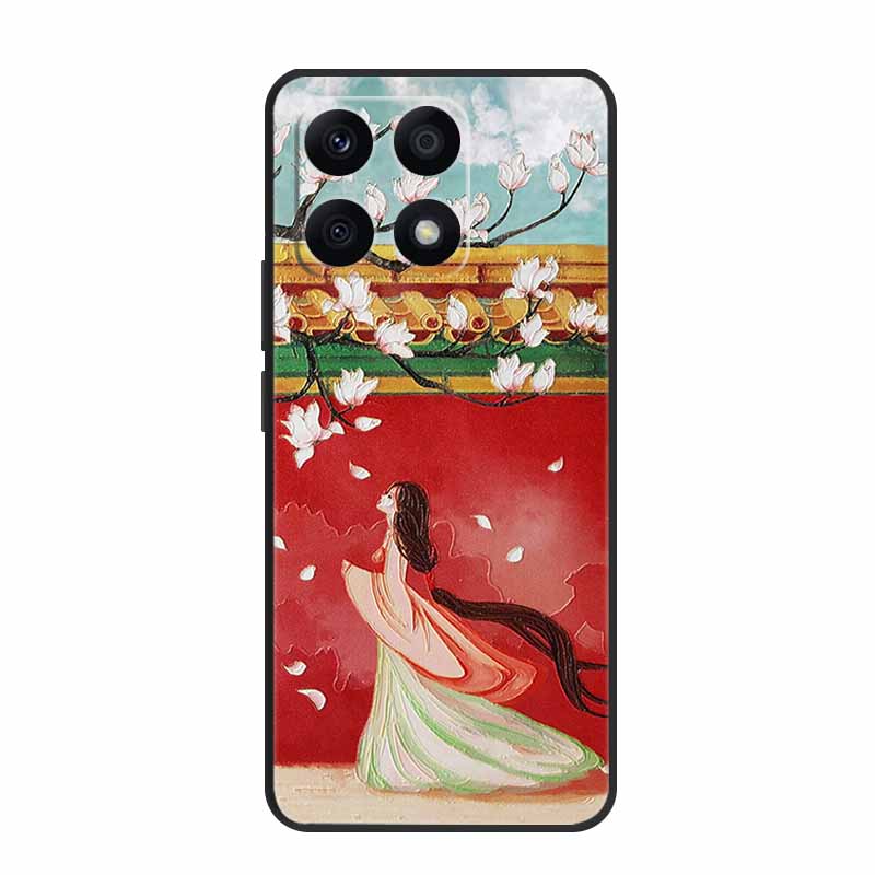 3D Emboss Case For Xiaomi 15T Pro Phone Case 15 T Pro Coque Flowers Shockproof Soft Silicone Coque For Xiaomi 17 Back Cover Case