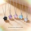 Trendy Sweetheart Enamel Flower Necklace: Chic and Cool Design for Women