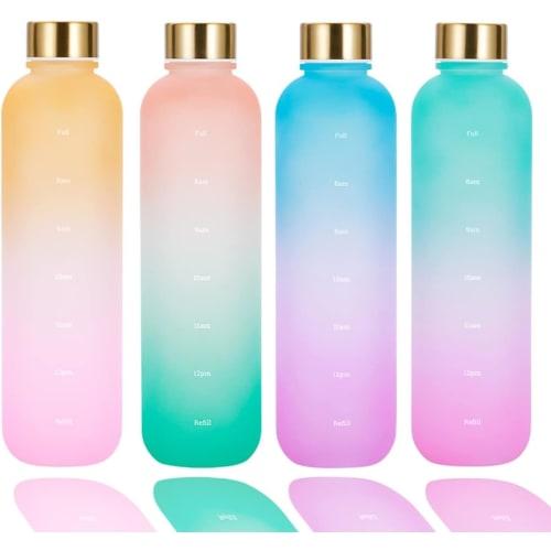 1 Liter Water Bottle, 1000ml Capacity, Fashionable and Simple Design for Adults and Children, Outdoor Sports, Mountaineering, Camping, Running, and Th