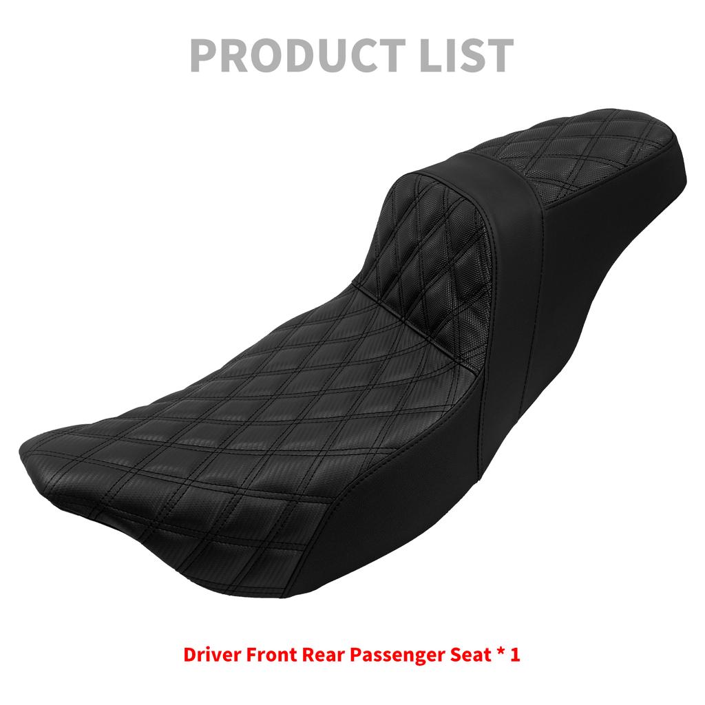 Driver Front Rear Passenger Seat Motorcycle Two-Up Seat For Harley Touring FLTRXS Electra Glide FLHX CVO Road Glide 2009-2023