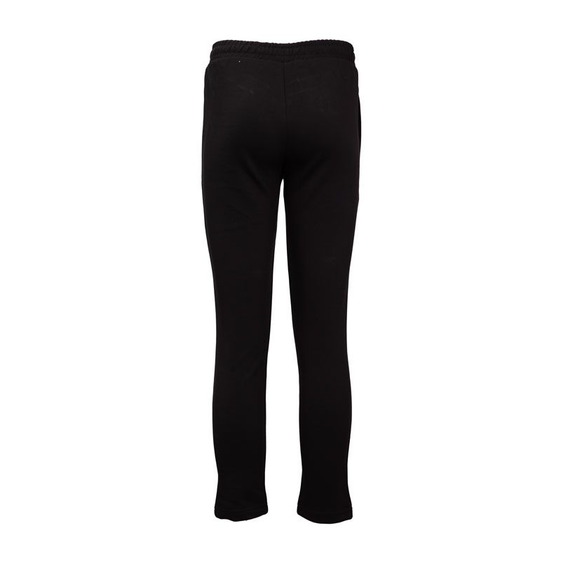 PUMA Men's Soft Black Jogging Bottoms with Blue Stitching