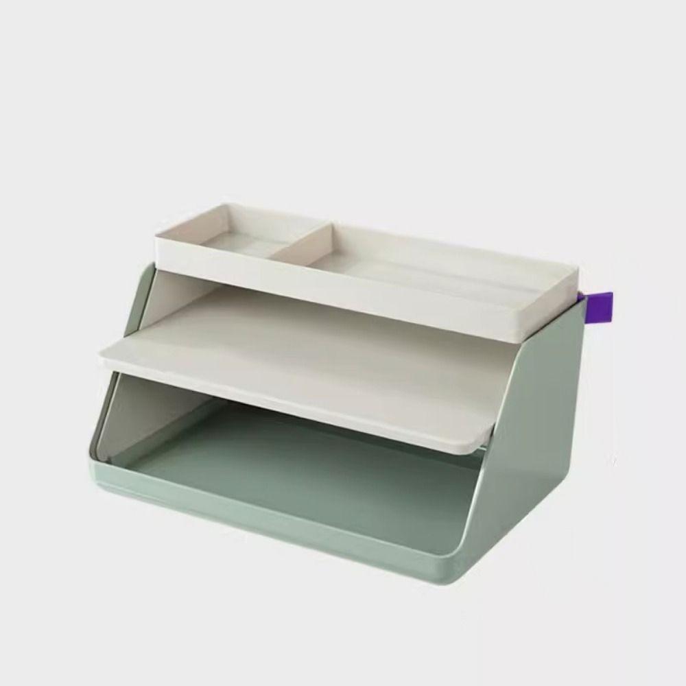 Durable File Storage Tray Large Capacity Book Storage Rack File Paper Holder  Desk Accessories