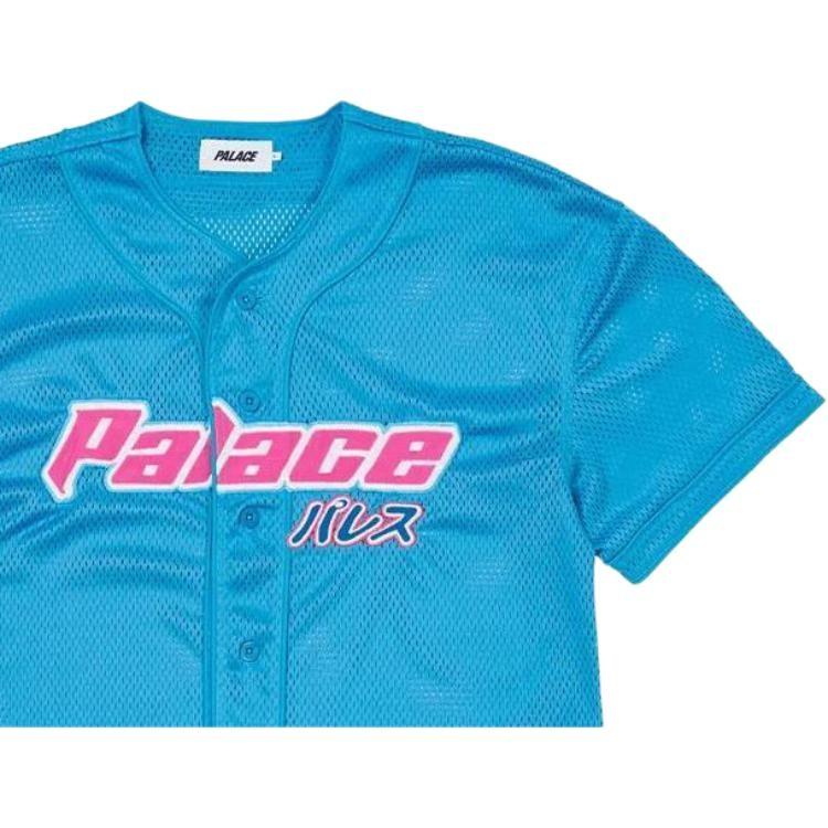Palace Kawaii Baseball Jersey 'Blue' Men's P23ES110BLUE