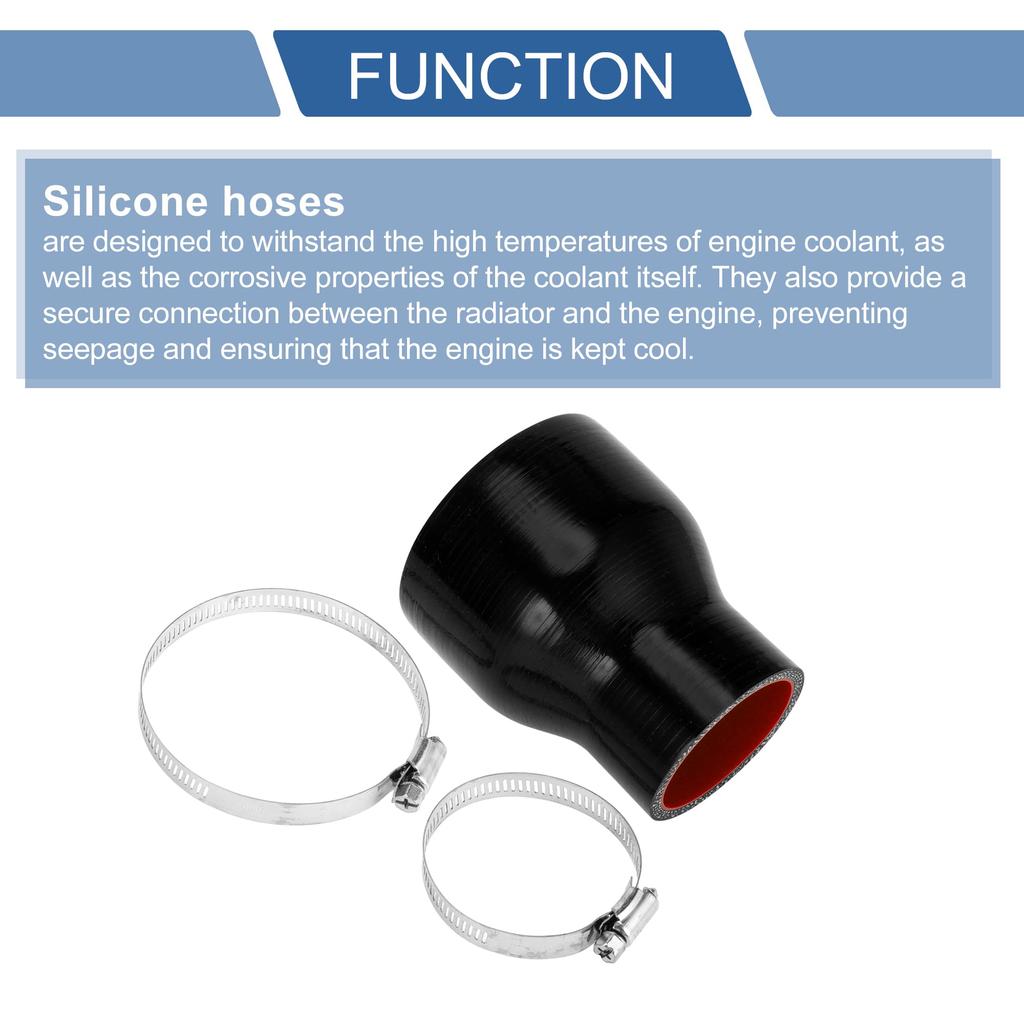 X AUTOHAUX Inner Diameter 2.0 - 3.0 inches (51 - 76 mm), Length 3.9