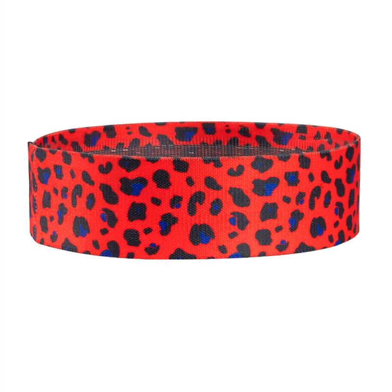Leopard Print Booty Bands Non-Slip Fabric Resistance Loop for Glute Workout Yoga Pilates Home Gym Equipment 3