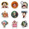 50/100pcs Kawaii Japan Anime ONE PIECE Stickers Cute Cartoon Luffy Zoro Graffiti Sticker Decals for Kids Toy Phone Luggage