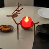 1PC Handicrafts Durable Candle Holders Home Iron Tabletop Sturdy Atmosphere Deer Decoration Ornaments