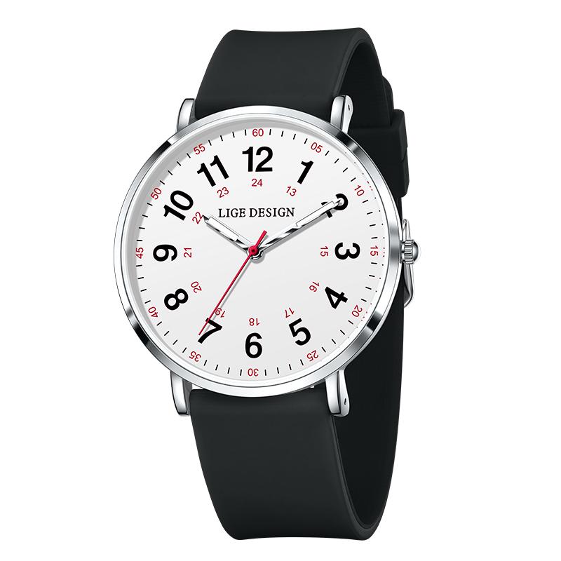 New Creative Women Watch Fashion Silicone Quartz Watches For Women Sport Waterproof Women s Bracelet Watch Reloj Mujer серебро белый