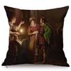 Classic Renaissance Oil Painting Art Throw Pillow Case Europe Vintage Elegant Lady Woman Portrait Sofa Decoration Cushion Cover