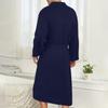 Men's  Weave Bathrobe,robe, Lightweight Nightgown, Long Loungewear, Hotel Leisure Bathrobe