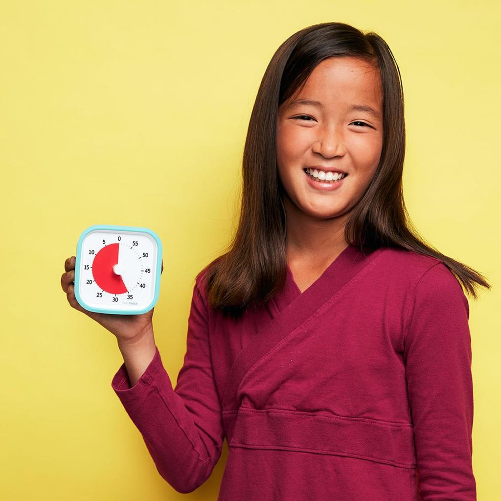 TIME TIMER MOD 9cm Timer Mod Sky Blue Time Management Learning Timer Authentic Product 60-Minute (with Cover) TTM9-BL-W