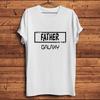 Best Dad Daddy in The GalaxyFunny TShirt UnisexHomme Summer White Casual Breathable Print TeeCool Fathers Day Gift Tshirt