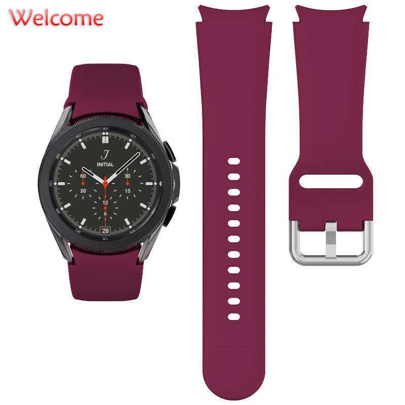 Cinturino per Samsung Galaxy Watch 7/6/5/4 44mm 40mm 5 Pro 45mm Braccialetto in Silicone per Samsung Watch 4/6 Classic 46mm 42mm 47mm 43mm