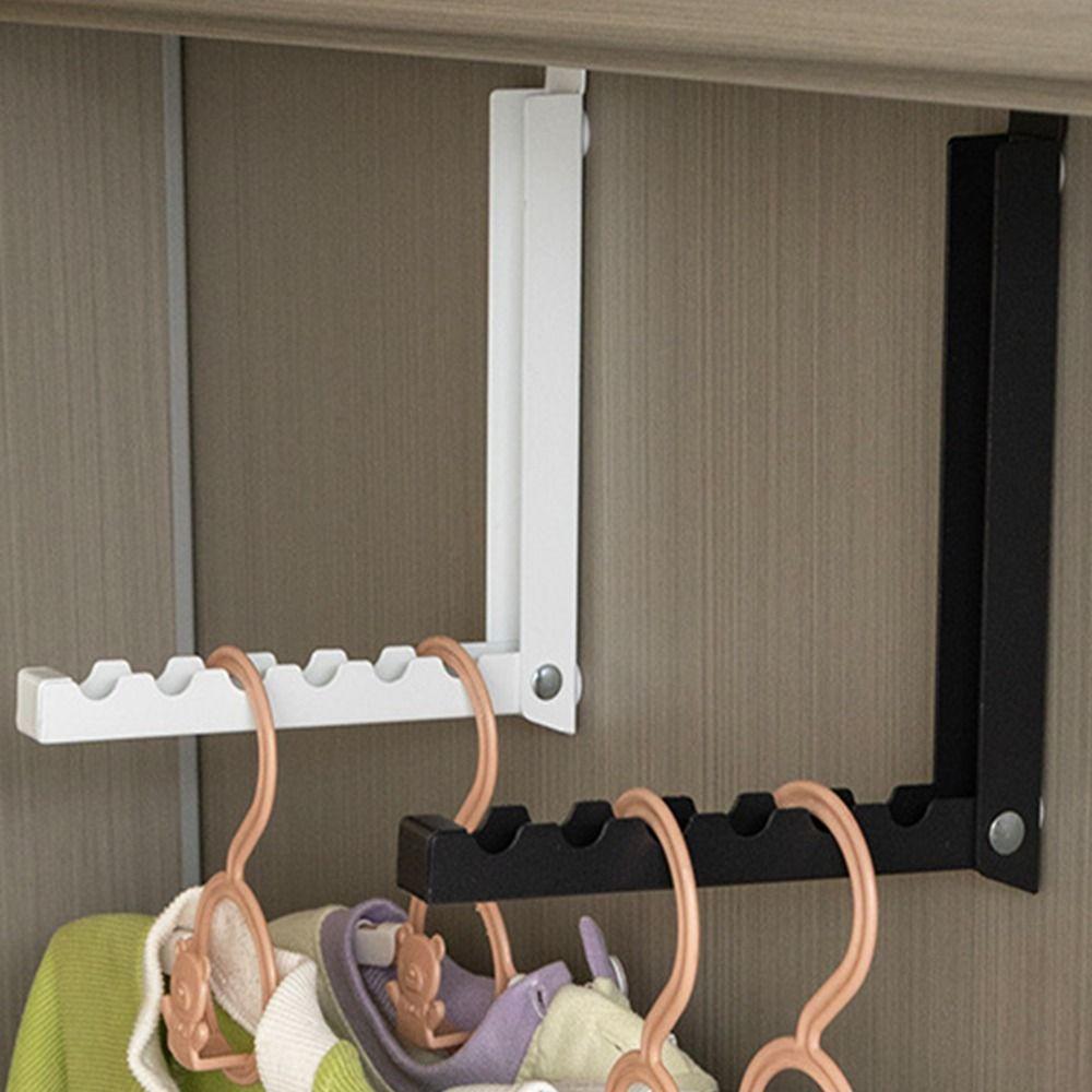 Creative Drying Laundry Rack Space-Saving Door Organizer Rack Over-Door Coat Rack  Closet