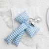 Fashionable Phone Charm Unique Bowknot Keychain Trendy Butterfly Bows Pendant Keyring Ornament Accessory for Purse Bag