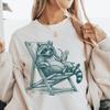 Chill Raccoon Shirt Comfort Colors® Funny Raccoon Tshirt Trash Panda Relax Summer Vibes Holiday Cruise Tee Beach Vacation Poolside Lazy Day