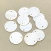 New Arrival! 25/30mm 100pcs Natural Shell Double Hole Connectors Round Charm For Handmade Jewelry Necklace/Earrings DIY Making