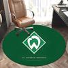 SV Werder Bremen, Tappetino Sedia Logo Squadra di Calcio Tappeto Rotondo Tappeto Ufficio, Antiscivolo, Adatto per Soggiorni, Arredamento Camere da Letto.1205038a
