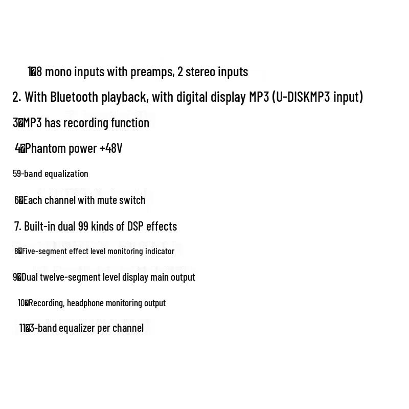 797 Audio AMX12 Consola Mixer