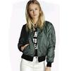 Spring Autumn Women Basic Bomber Jacket Fashion Streetwear Long Sleeve Coat Solid Color Casual Female Outerwear