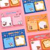 20Pcs Cartoon Animal Sticky Notes Sticker Cute Rabbit Bear Capybara Astronaut Memo Pad School Office Stationery