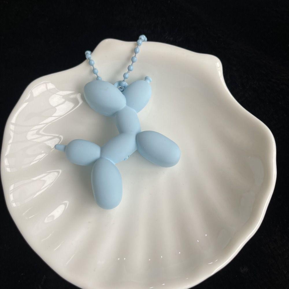 Ball Chain Cartoon Puppy Pendant Dog Balloon Puppy Keychain Creative   Gift