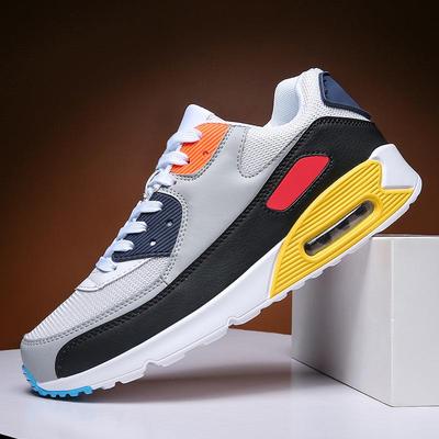 Unisex Leichte Atmungsaktive Mesh Laufschuhe, Große Größen, Trendiges Colorblock-Design