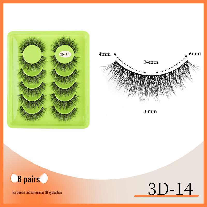 Children's Natural False Eyelashes for Stage Makeup and Latin Dance