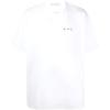 Caravaggio Paint Over Short-Sleeve Tee White/Black Men Tops OMAA038C99JER0060110