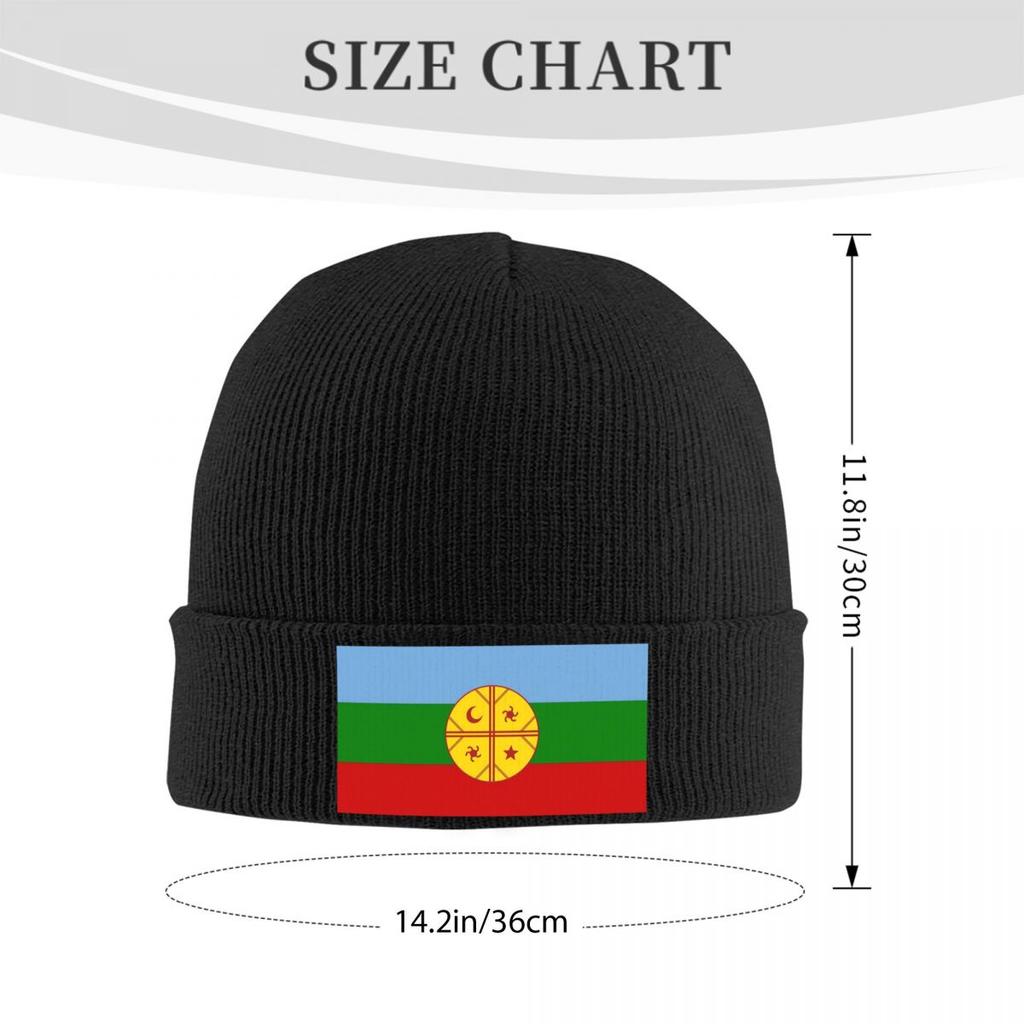 Mapuche Chile Argentina South America Warm Knitted Cap Fashion Bonnet Hat Autumn Winter Outdoor Beanies Hats for Unisex Adult