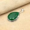 Green Onyx Gemstone 925 Sterling Silver Lovely Handmade Jewelry Pendant For Women