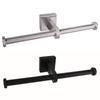 Paper Holder Toilet Roll Holder 304 Stainless Steel Black/silver Creative Dual-purpose Paper Rack Toilet Paper Holder