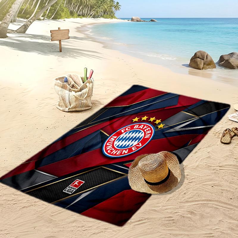 Bayern Munich Printed Beach Towel Quick Dry Soft TowelPortable Large Rectangular Beach Blanket for Travel Swimming Pool