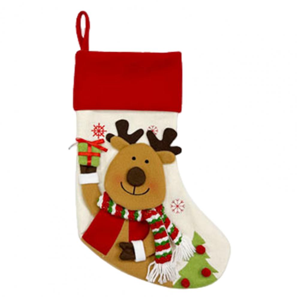Thoughtful Christmas Gift Festive 3d Pattern Christmas Stockings for Fireplace Tree Decor Holiday Party Decoration for Family
