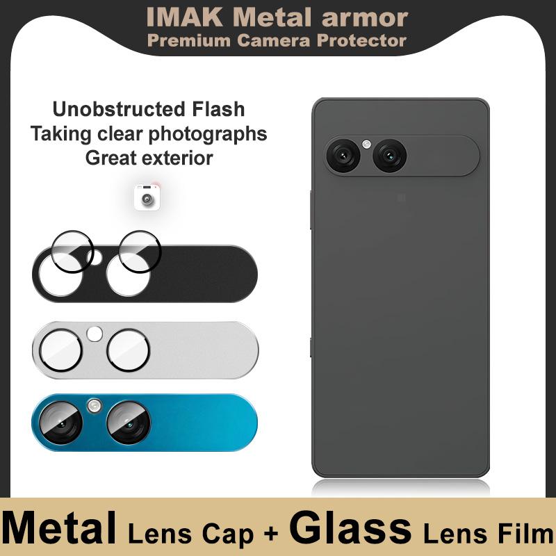 For Sony Xperia 10 VII Glass IMAK Metal Armor Premium Camera Protector Lens Film