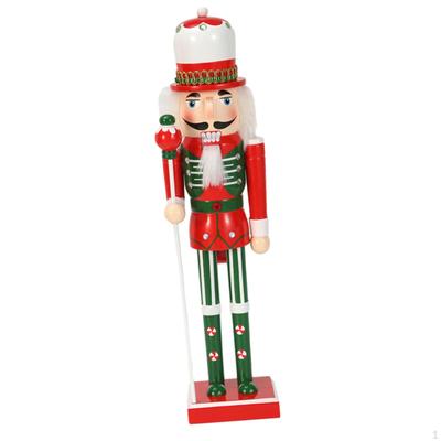 Christmas Nutcracker Ornament Figure, 38cm Figure Toy, Table Decoration Wooden Soldier