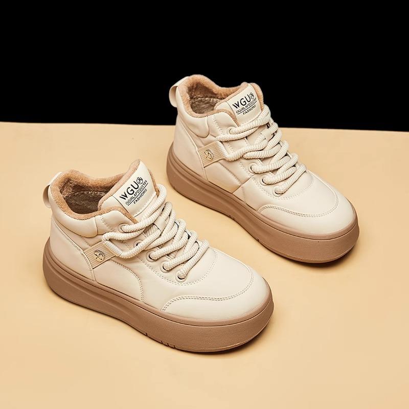 Snow boots women's new women's winter velvet thickened warm shoes waterproof platform boots short boots cotton shoes