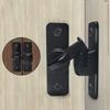 Serratura per Porta Chiavistello per Porta Bulloni per Porta Sicurezza Domestica Lega di Zinco Resistente Serratura per Porta Scorrevole a 90 180 Gradi Serratura Antifurto