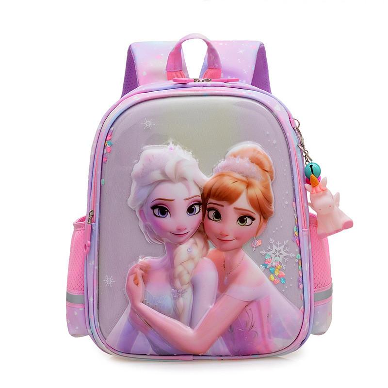 Elsa Einhorn 3D Kinder Schulrucksack Mit Luftpolster-Trägern Für Erstklässler