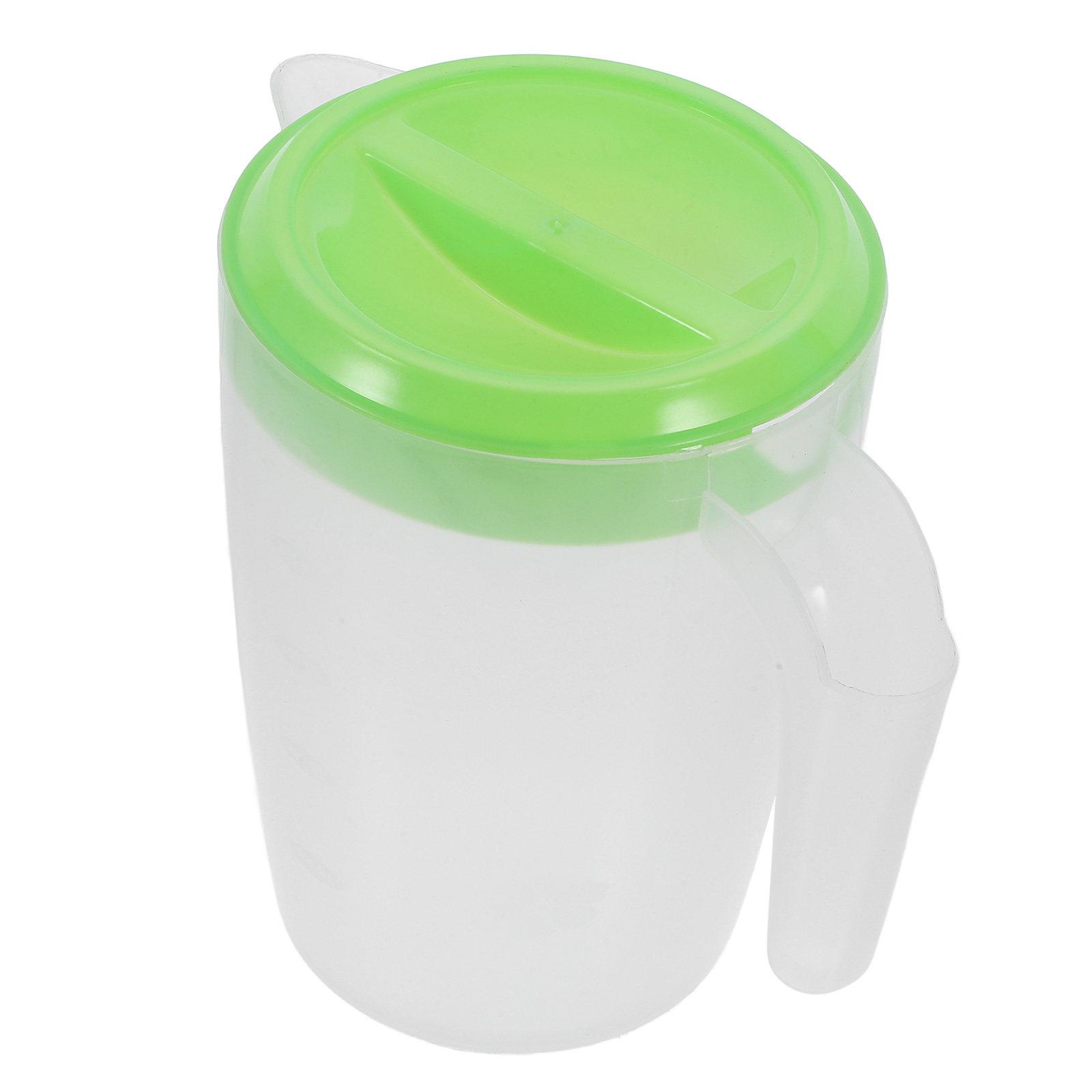 

Plastic Beverage Pitcher with Lid Large Capacity for Cold Water Juice Ice Tea Milk Beer Home Party Picnic Bbq Portable Fridge other