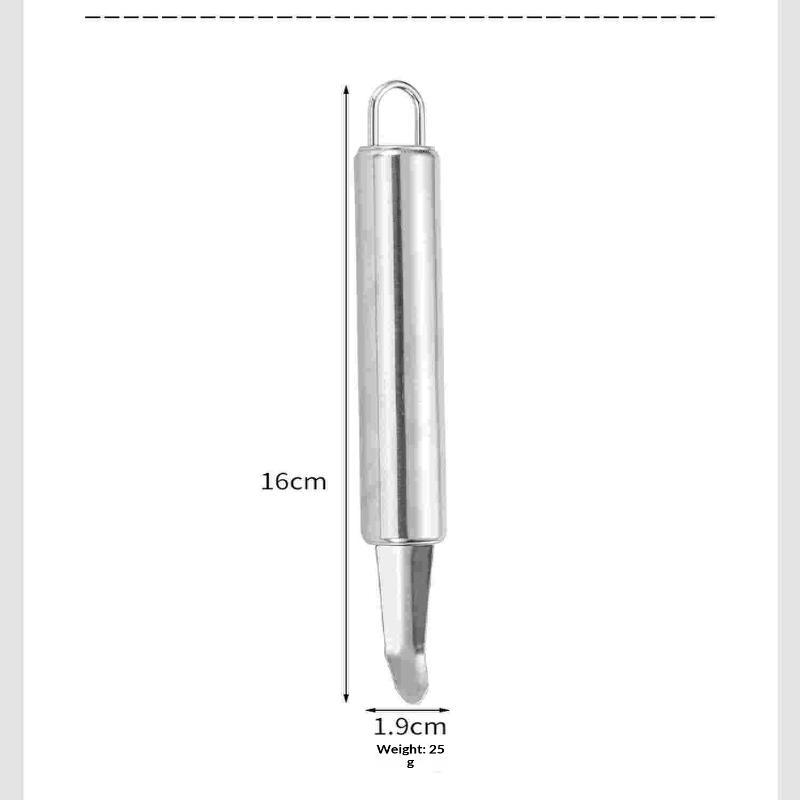 Stainless Steel Shrimp Back Opening Deveiner Tool Sharp Tip Easy Grip Handle for Home Kitchen Seafood Peeling Use