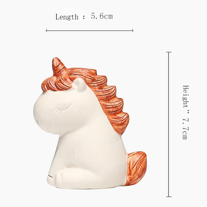 Original Mine Purple Sand Tea Toy Manufacturer Handmade Cute Unicorn Small Ornaments Tea Table Boutique Can Be Raised Section Mud Tea Pet