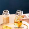 Portable 300ml Glass Water Cup with Scale for Milk, Coffee, Juice, and Beverages - Ideal for Travel and Students
