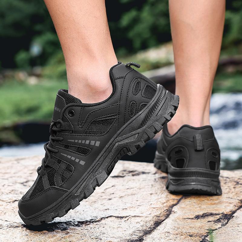 Spring and Autumn New Mesh Sports Outdoor Hiking Shoes Men's and Women's Couples Shoes Fashion Versatile Dad Shoes