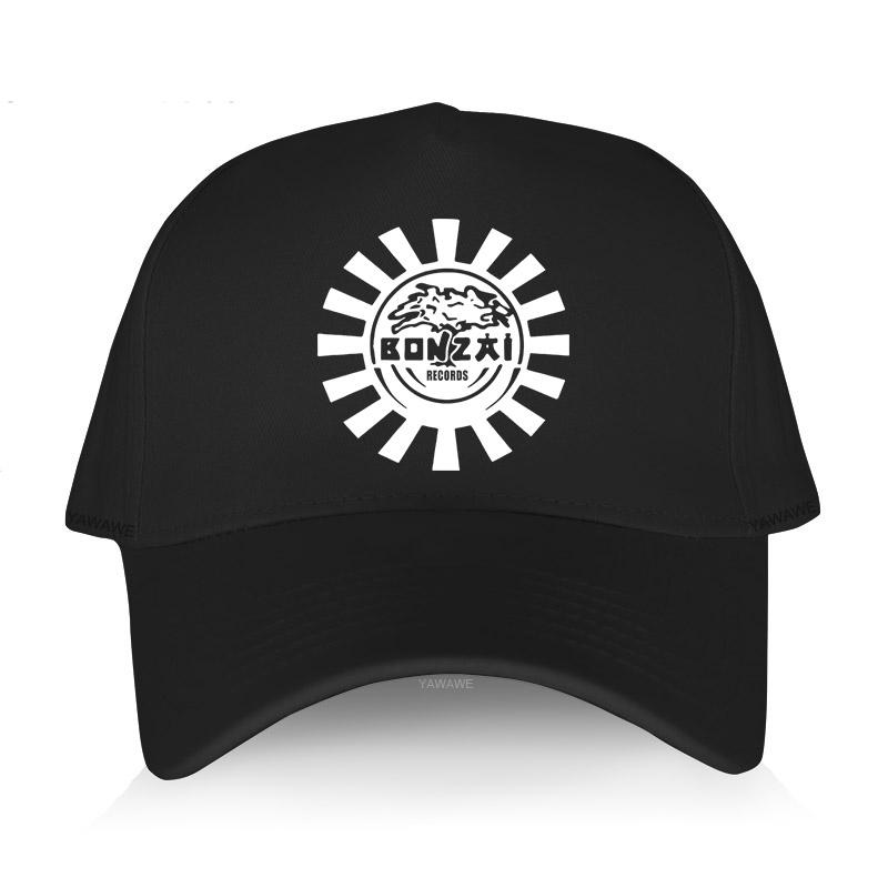 

Man brand baseball cap Bonzai Records summer fashion sun hat for male unisex snapback black caps short visor hat drop shipping