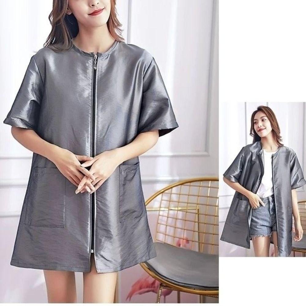 Polyester Hair Salon Uniforms Non-stick Hair Hairdresser Robe Hairdressing Gown Apron  Hairstylist