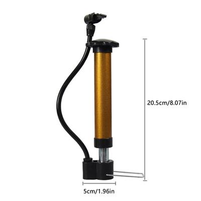 Bicycle Pump 80 PSI Bike Manual Air Pump Balloon Tire Inflator Valve Floor Pump Cycling Accesories