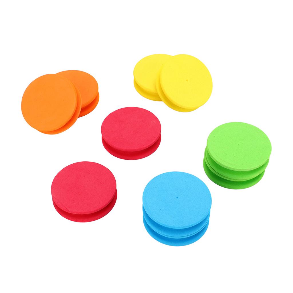 10PCS EVA Foam Fishing Winding Board Round Fishing Line Main Coil Plate Fishing Line Wire Tool